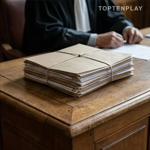 Dossier de justice lié à une mise en examen