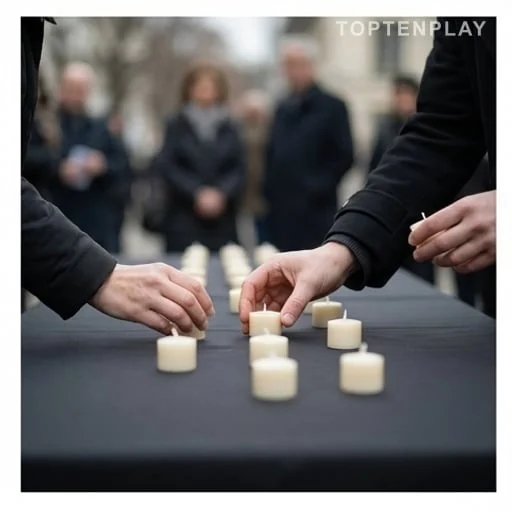 Bougies sobres pour un hommage et la sécurité