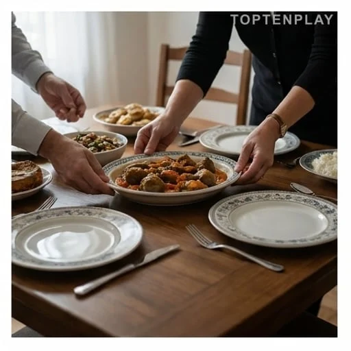 Table familiale évoquant la transmission juive