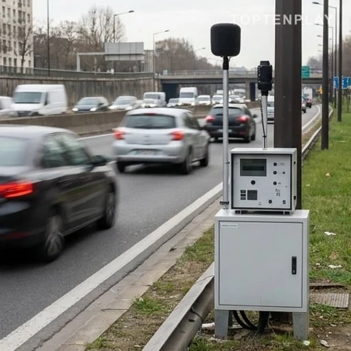 Capteur mesurant la pollution sonore du périphérique