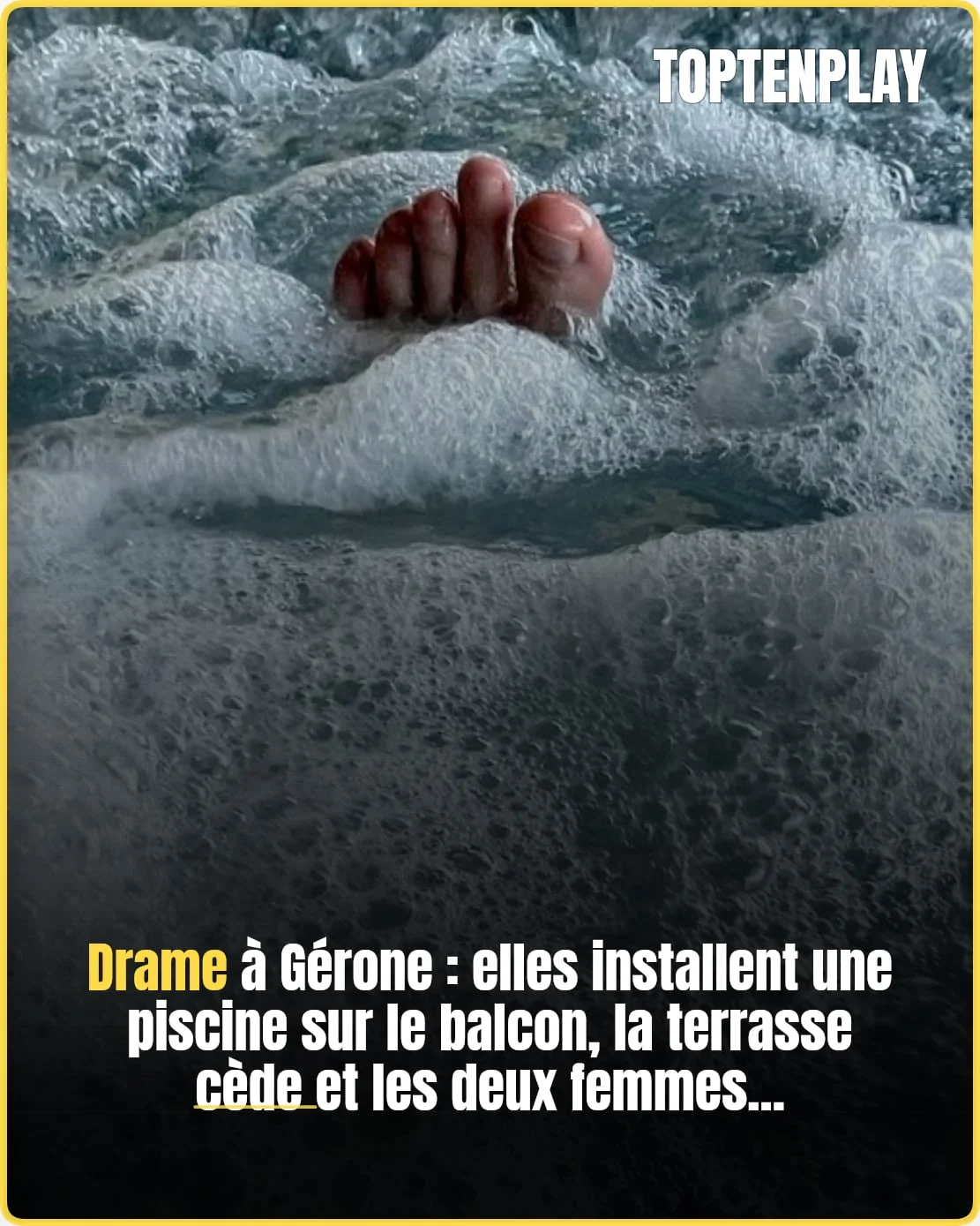 Piscine sur un balcon à Gérone : la terrasse cède, deux blessées