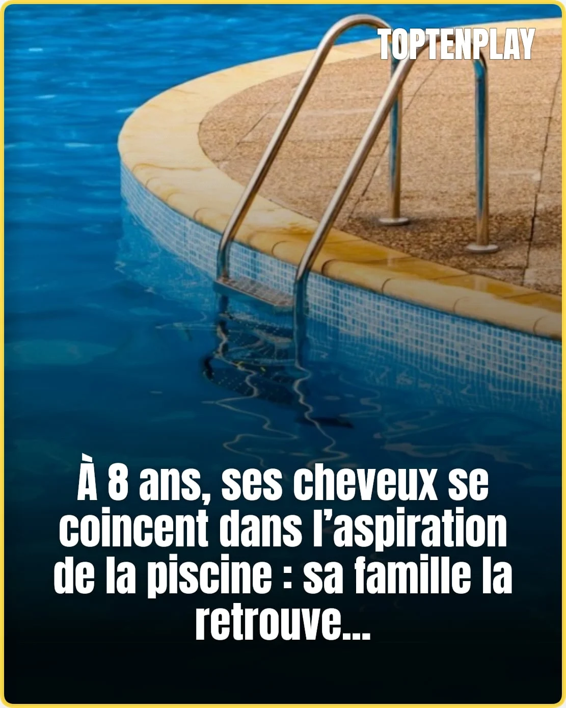 Piscine : une fillette piégée par l’aspiration sauvée