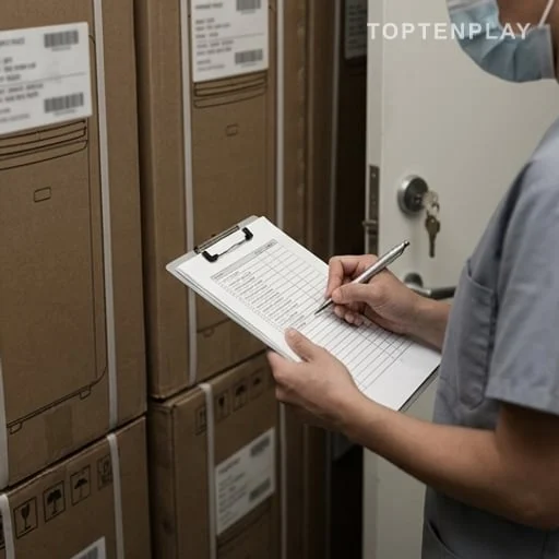 Stockage sécurisé de climatiseurs et sécurité hospitalière