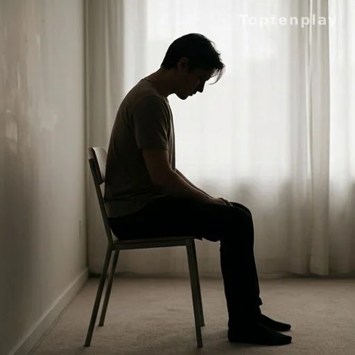 Silhouette d'une personne seule illustrant la réflexion sur sa santé mentale et ses émotions