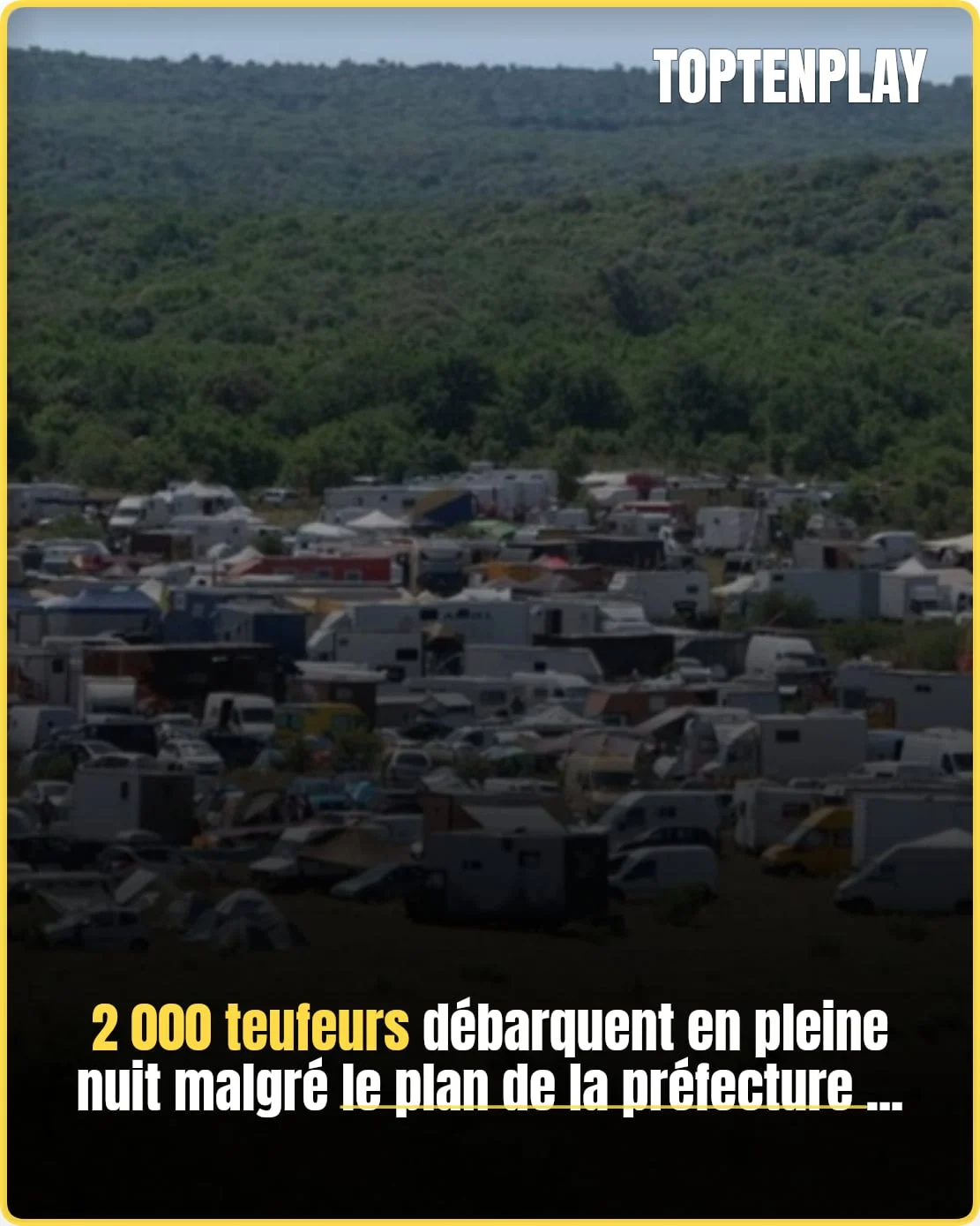 Rave illégale dans l’Hérault : 2 000 teufeurs à Claret