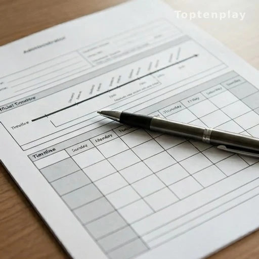 Document administratif avec calendrier et stylo, simulation départ retraite