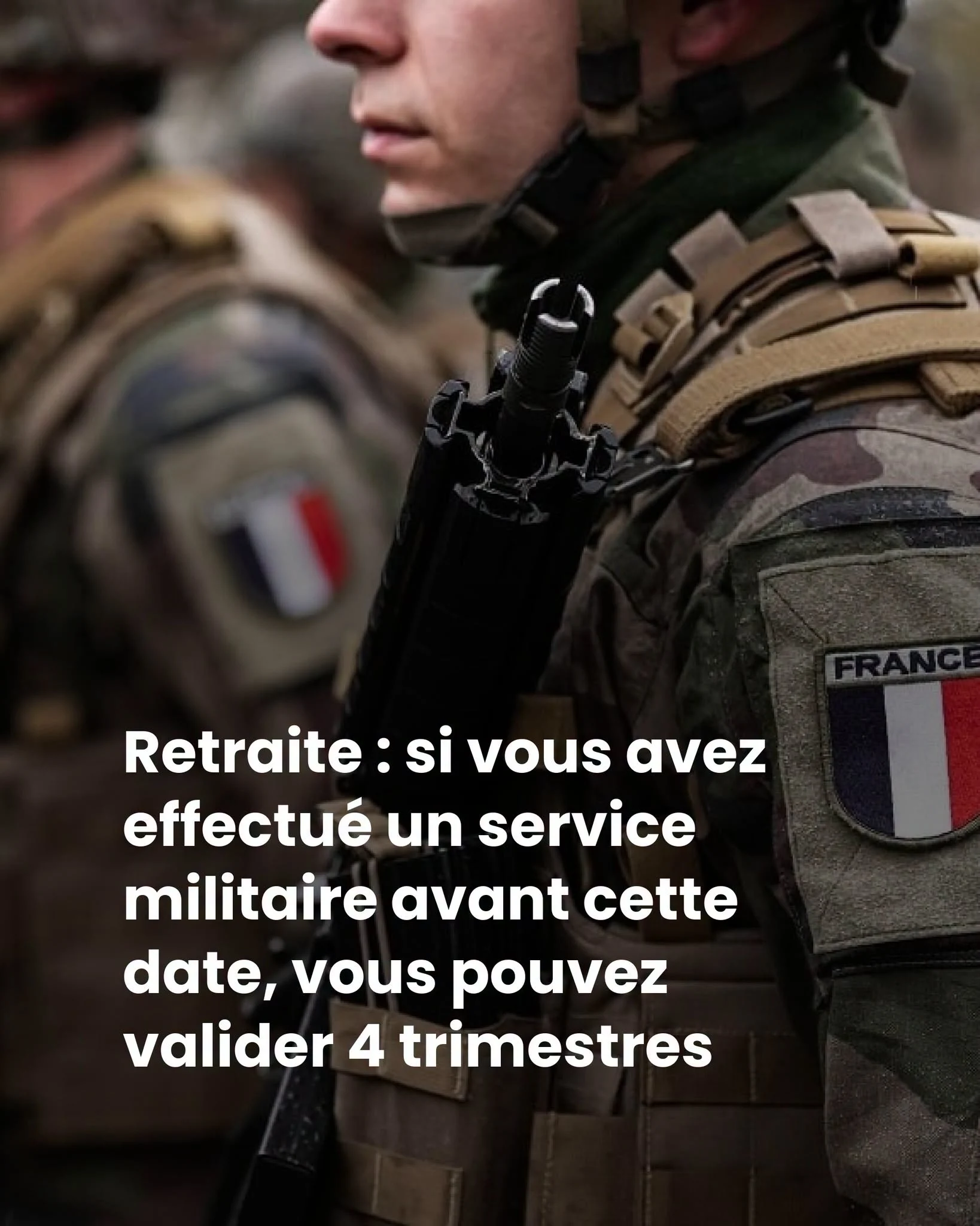 Retraite : service militaire, combien de trimestres selon votre génération