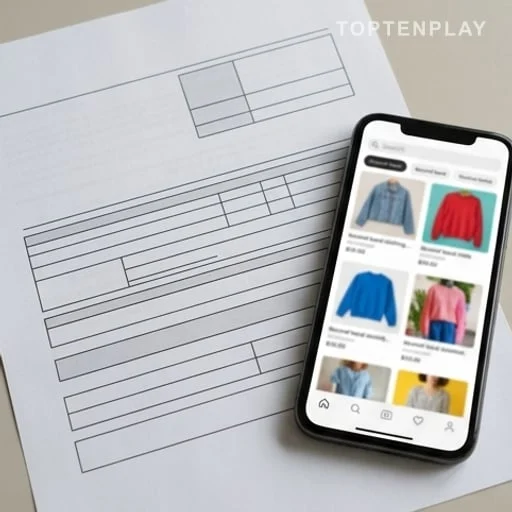 Courrier CAF et téléphone de vente en ligne