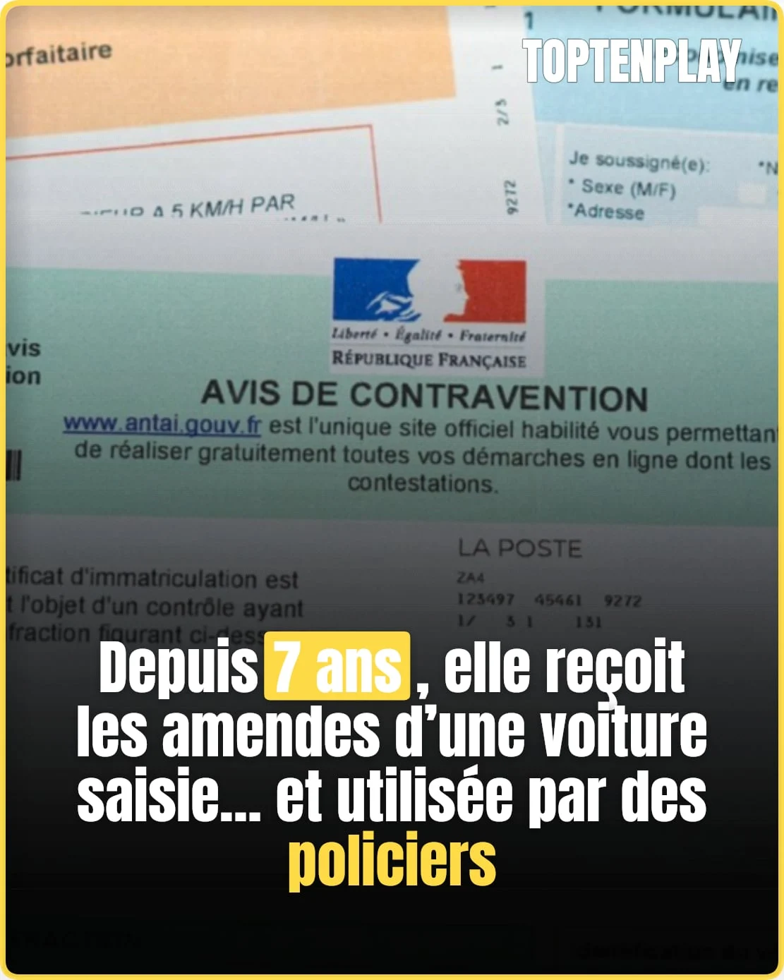 Sa voiture saisie, 2 862 euros d’amendes pour elle