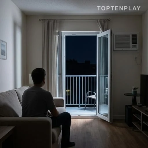 Locataire sur un canapé dans un logement surchauffé