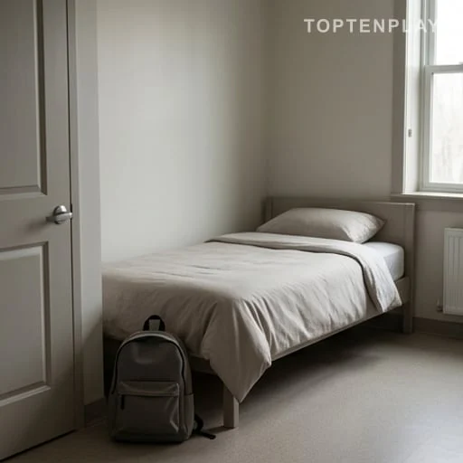 Chambre vide évoquant une disparition en protection de l’enfance