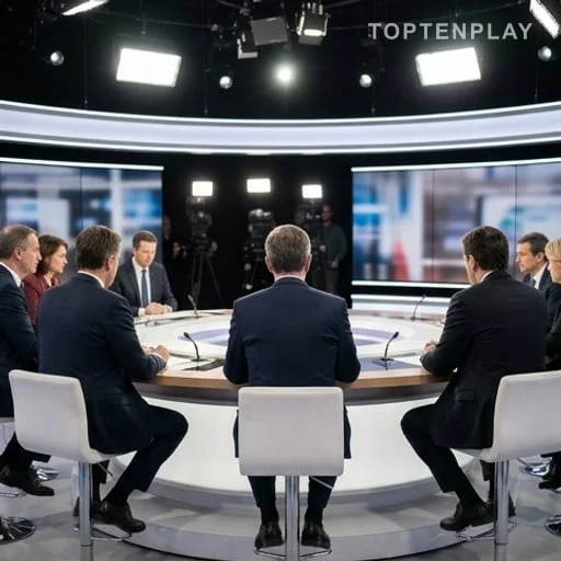 Plateau de débat sur la sécurité à CNews