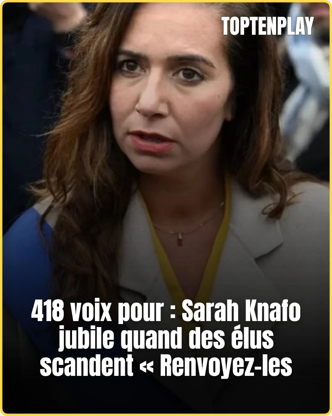 « Send them back » : le vote européen célébré par Knafo