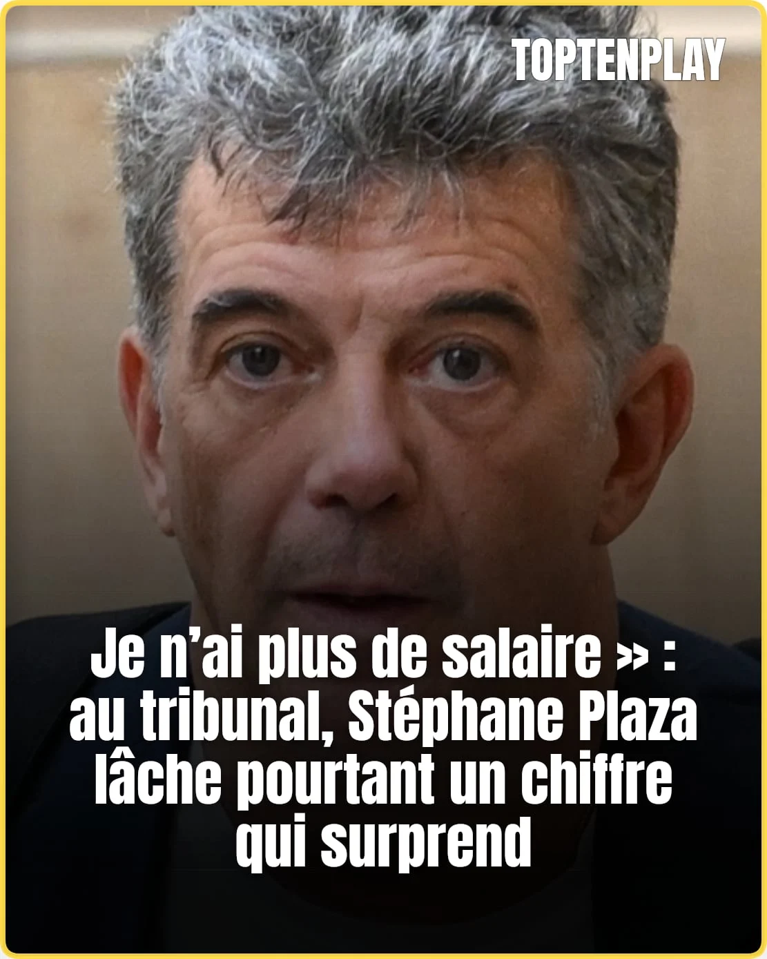 Stéphane Plaza dit vivre avec 9 000 à 12 000 euros par mois