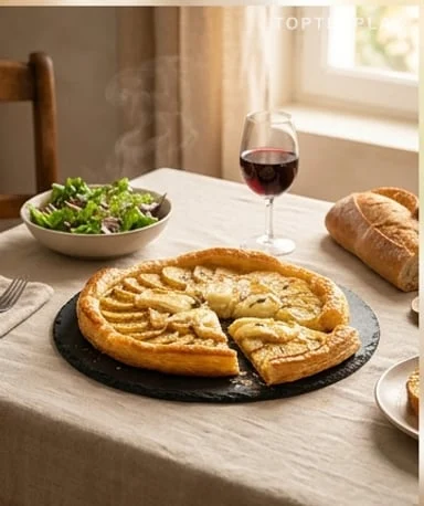 Tarte Fine Reblochon et Pommes de Terre