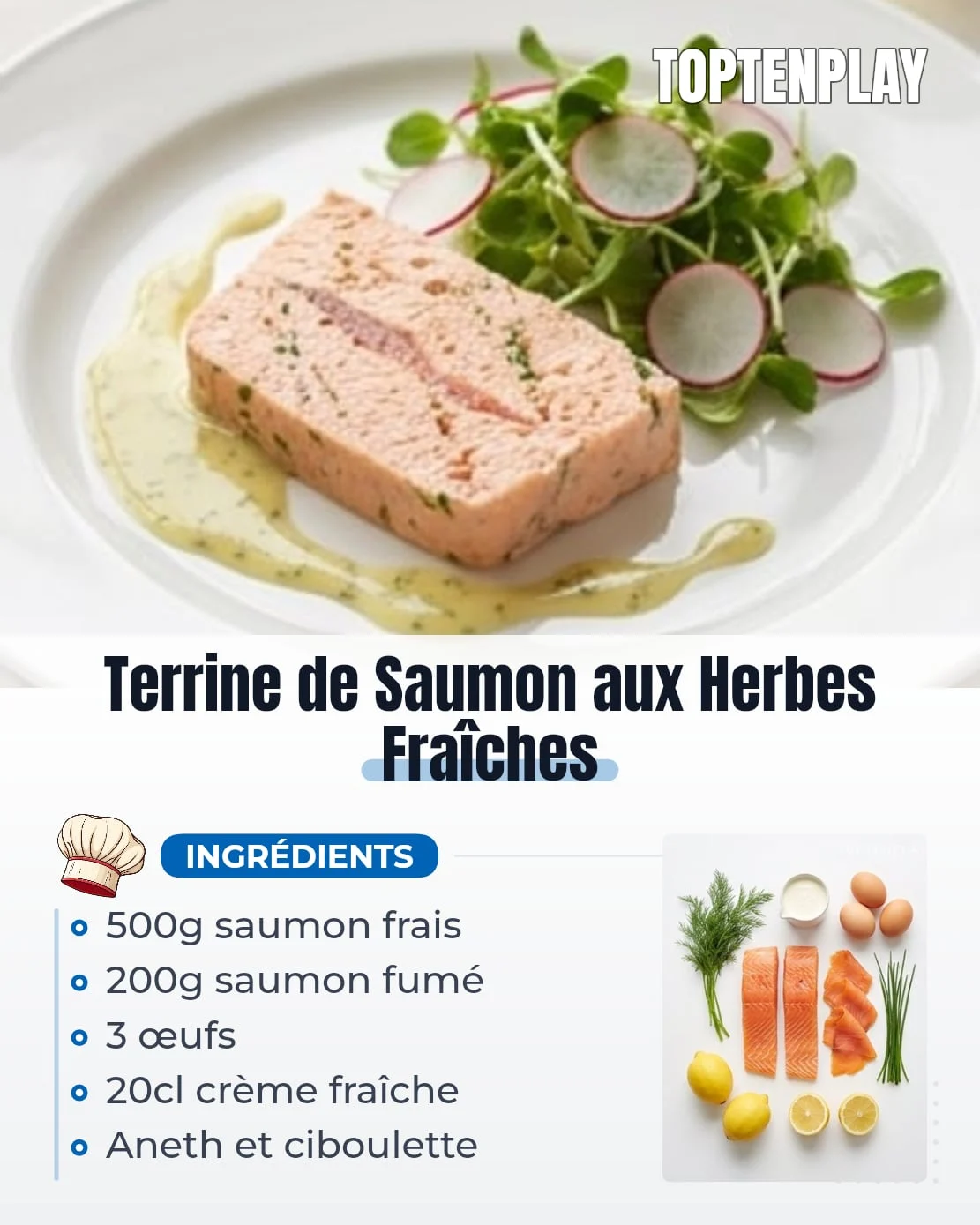 Terrine de Saumon aux Herbes Fraîches