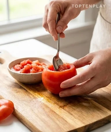 Préparer les tomates