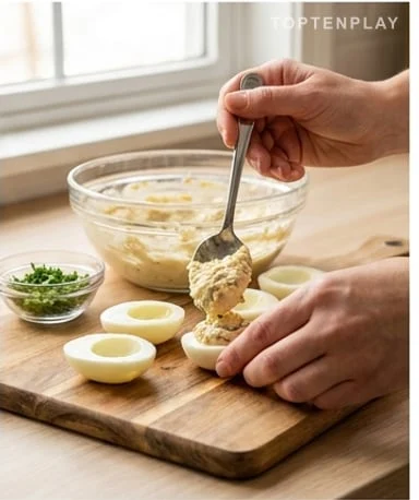 Cooking the eggs: a matter of precise timing