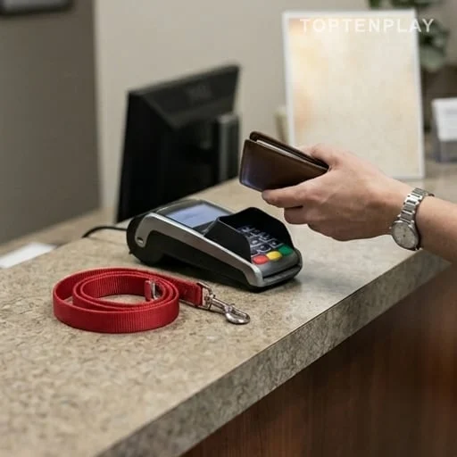 Comptoir vétérinaire et frais vétérinaires à régler