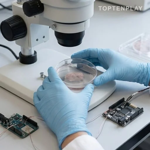 Nanofils protéiques manipulés en laboratoire