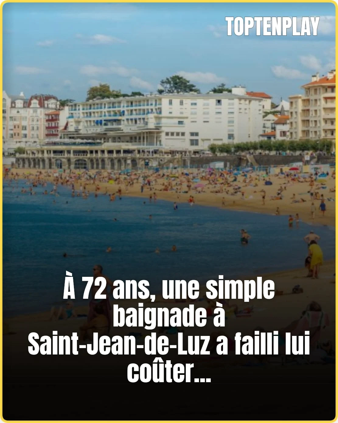 Une égratignure avant la baignade a failli lui coûter la vie