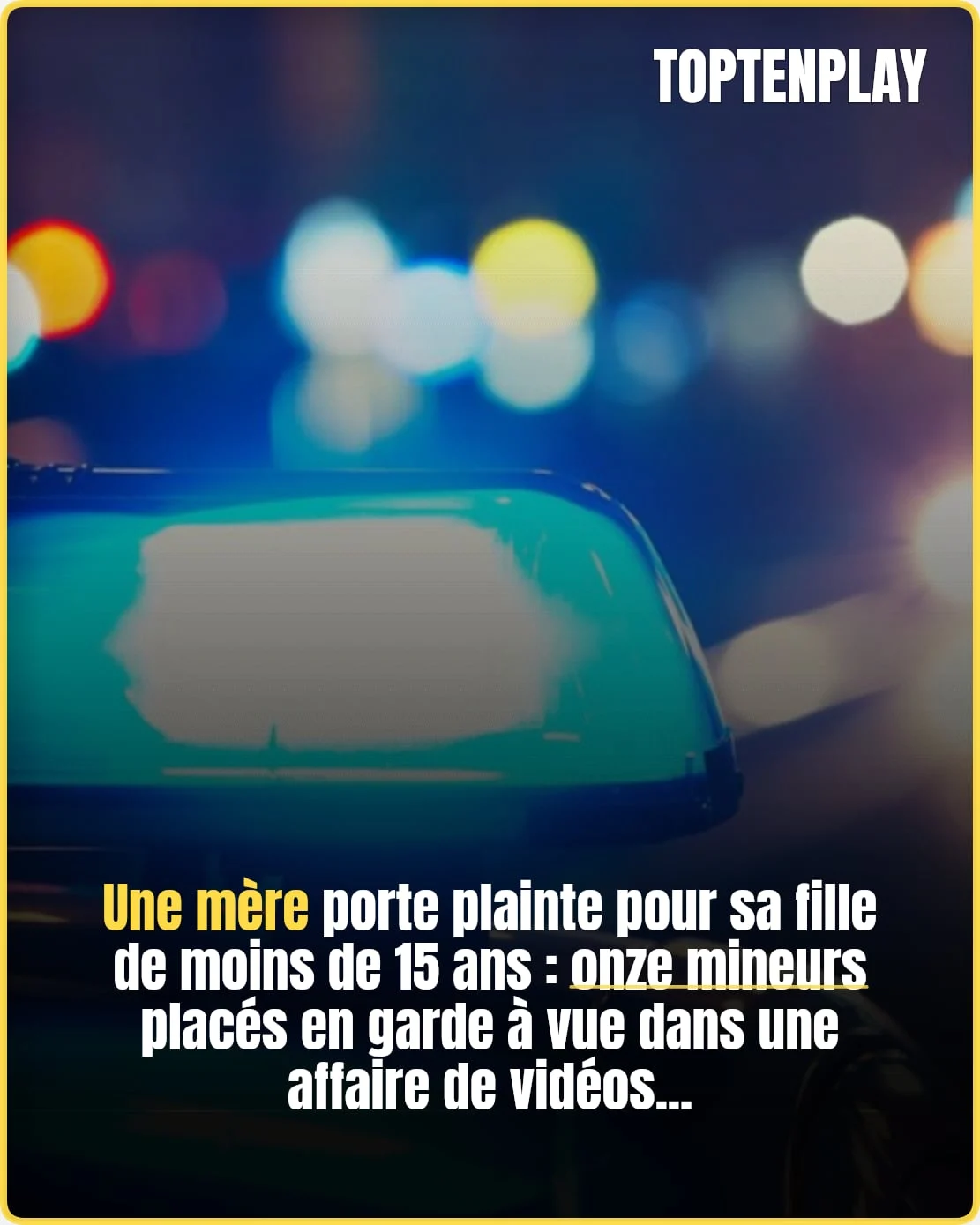 Vidéos de viols présumés : onze mineurs en garde à vue