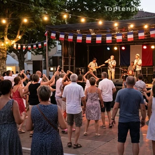 Bal des pompiers en plein air lors du 14 juillet, alternative aux feux annulés