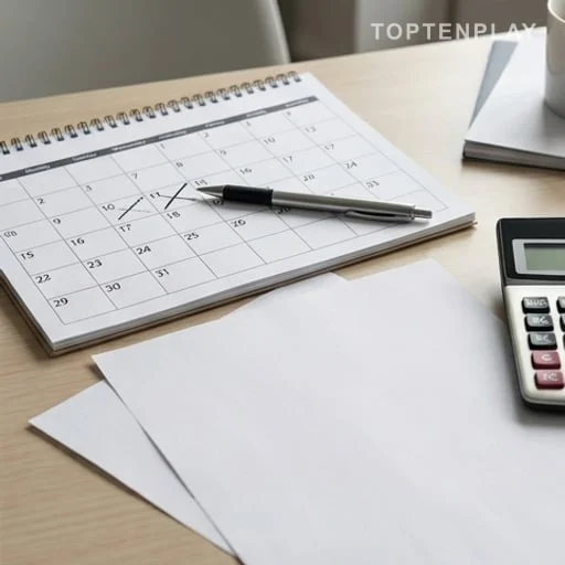Fiche de paie et calendrier de travail