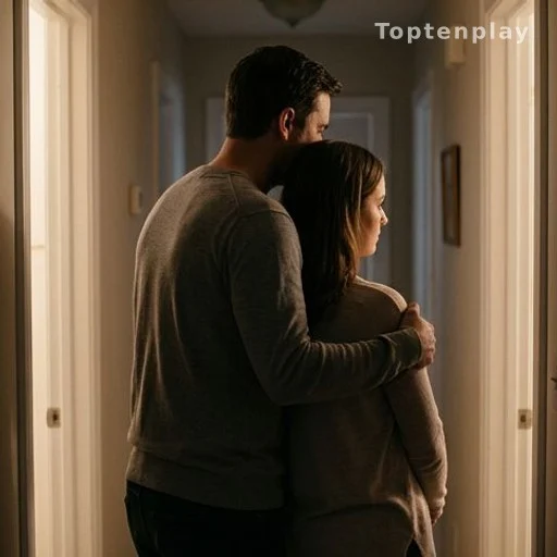 Couple se soutenant mutuellement à la maison après une dispute familiale