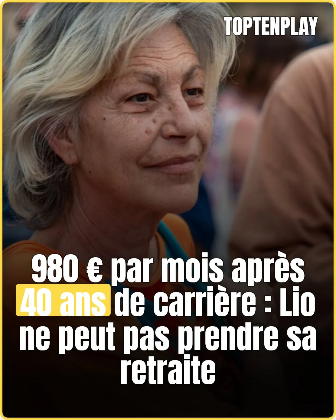 980 euros par mois: pourquoi Lio ne peut pas prendre sa retraite