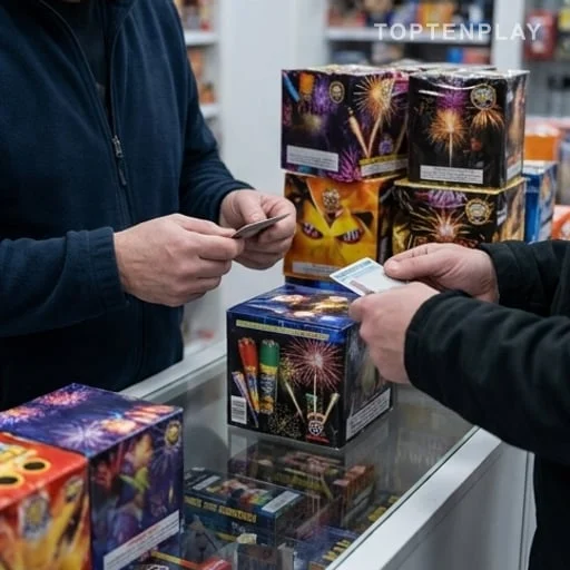 Contrôle d’âge avant la vente d’artifices de sécurité