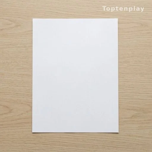 Feuille blanche sur une surface en bois, symbolisant l'absence d'information