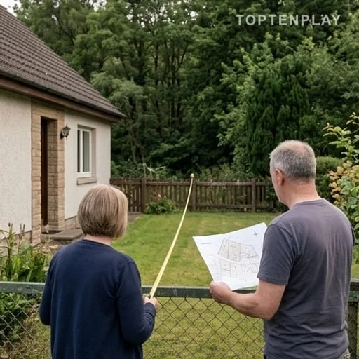 Mesure du périmètre de sécurité incendie entre deux propriétés