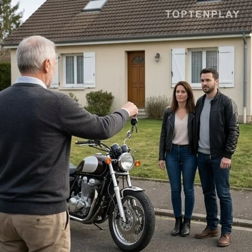 Propriétaire remettant les clés d’une location immobilière
