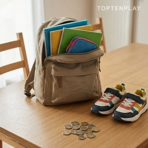 Fournitures scolaires et pièces destinées au budget familial