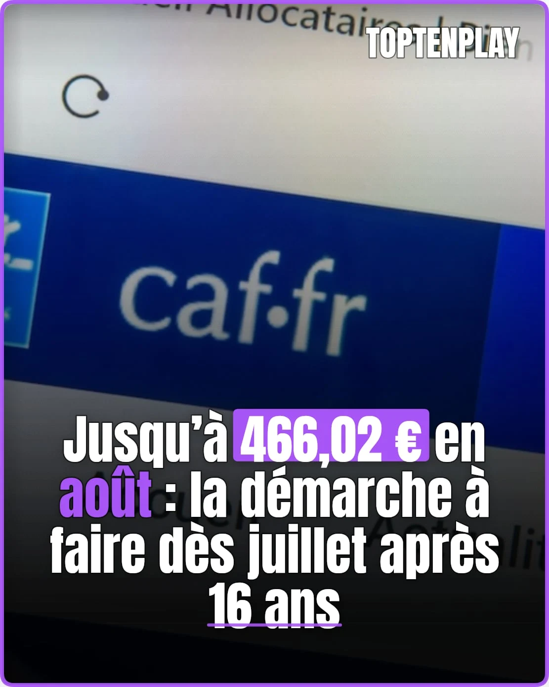 ARS 2026: jusqu’à 466 €, les démarches à faire en juillet