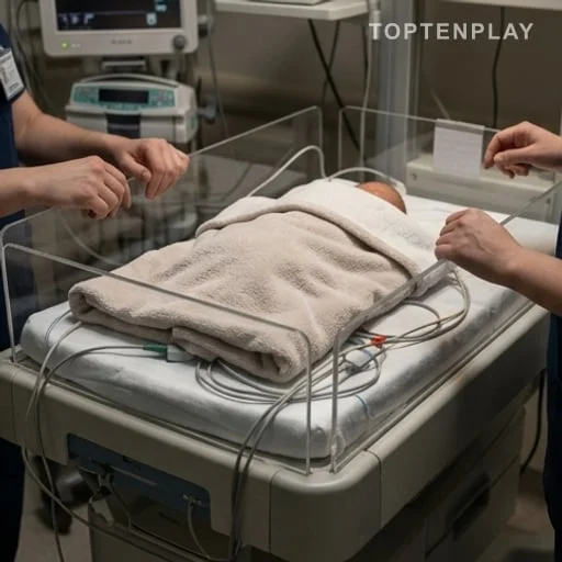 Berceau médicalisé en service de santé pédiatrique
