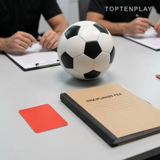 Carton rouge et dossier de justice sportive