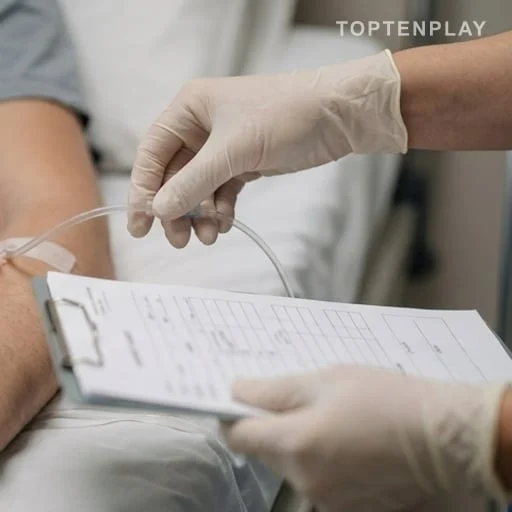 Soins hospitaliers autour d’une chambre médicale anonyme