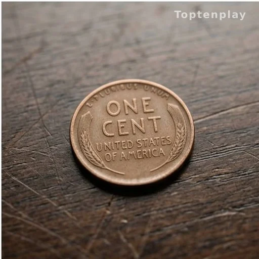 Penny Lincoln en cuivre avec épis de blé au revers, pièce de collection rare