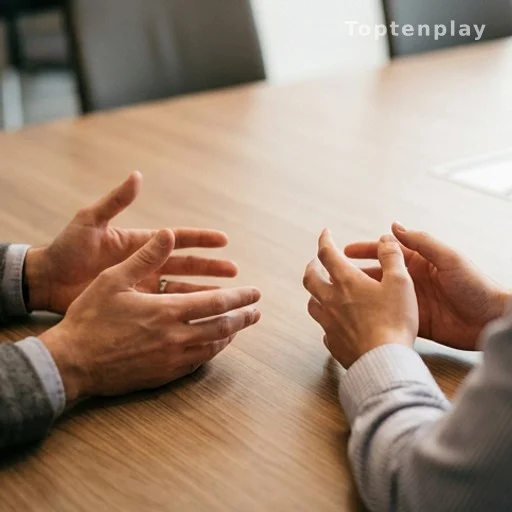 Échange entre deux personnes illustrant la réciprocité dans une conversation