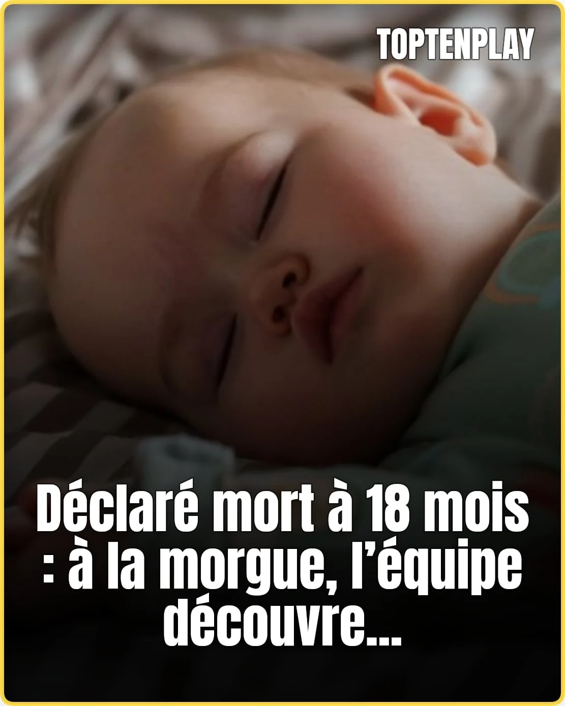 Déclaré mort, un enfant retrouvé vivant à la morgue