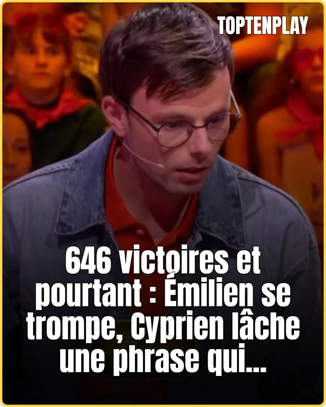 Émilien se trompe, Cyprien lâche: « Il a le seum »
