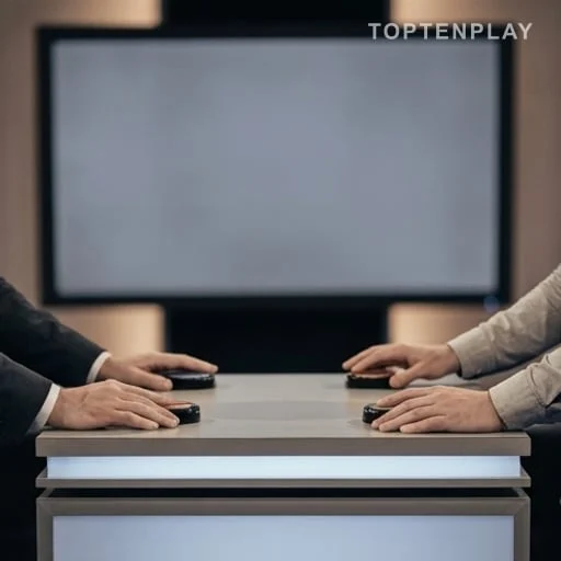 Buzzers de jeu télévisé pendant une question