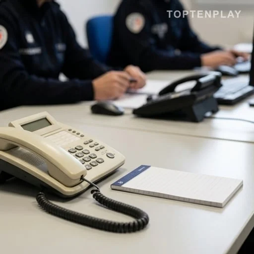 Téléphone de gendarmerie pour signalement de sécurité