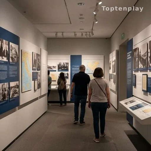 Exposition muséale consacrée à l'histoire de la villégiature présidentielle française