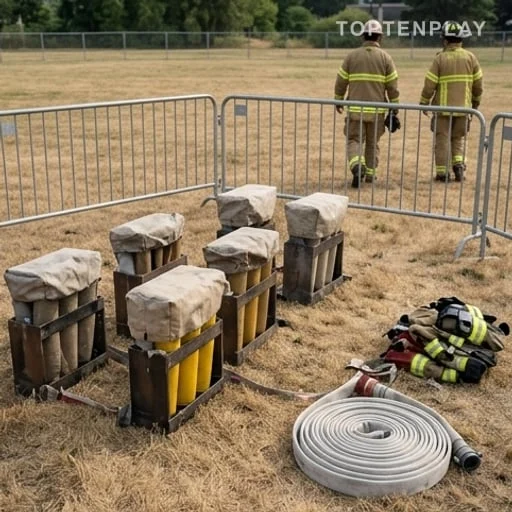 Tubes pyrotechniques fermés pour sécurité incendie