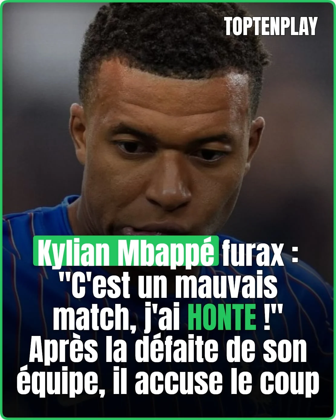 France-Espagne: le « J’ai honte » de Mbappé date de janvier