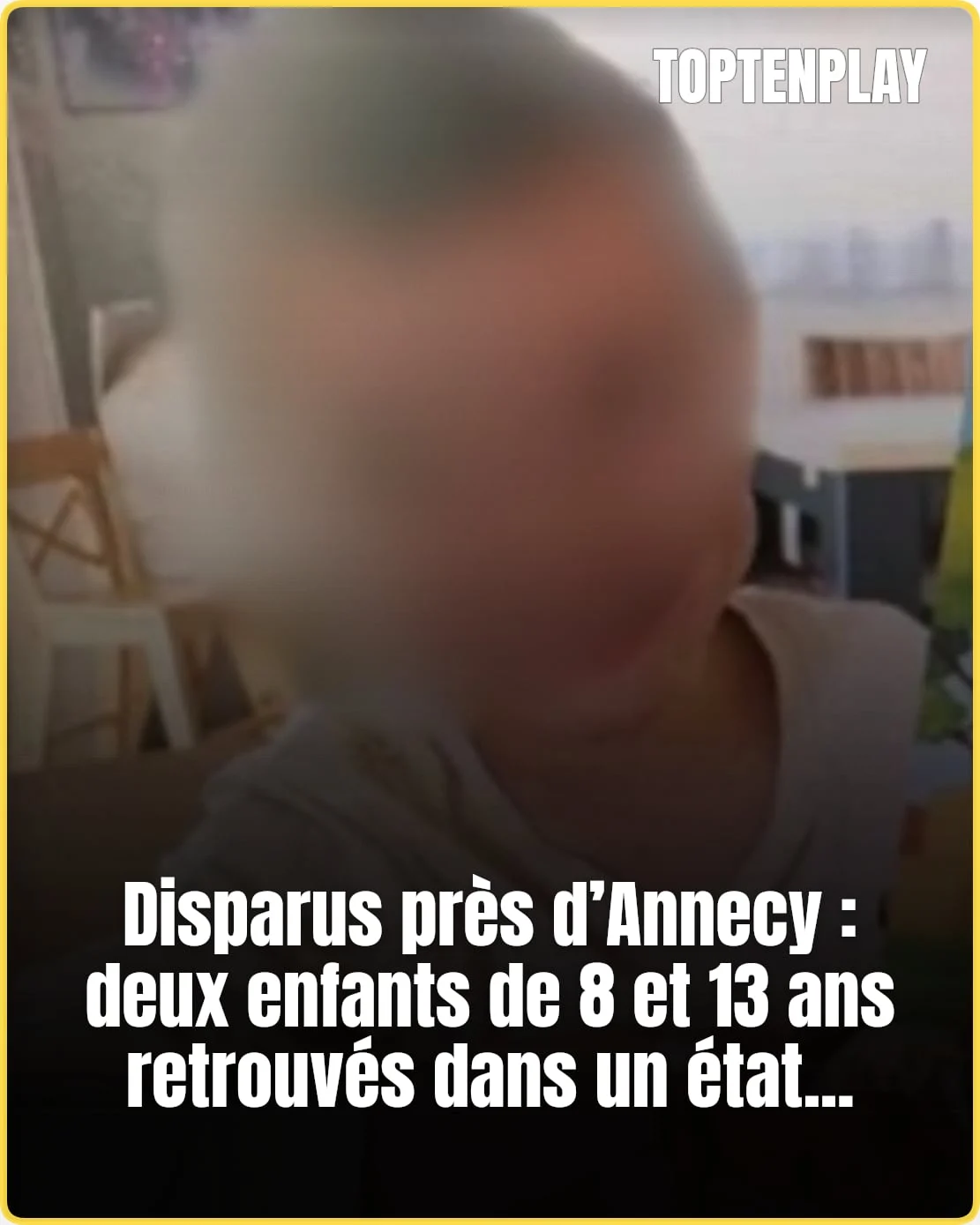 Fugue près d’Annecy : deux enfants retrouvés vers 18h