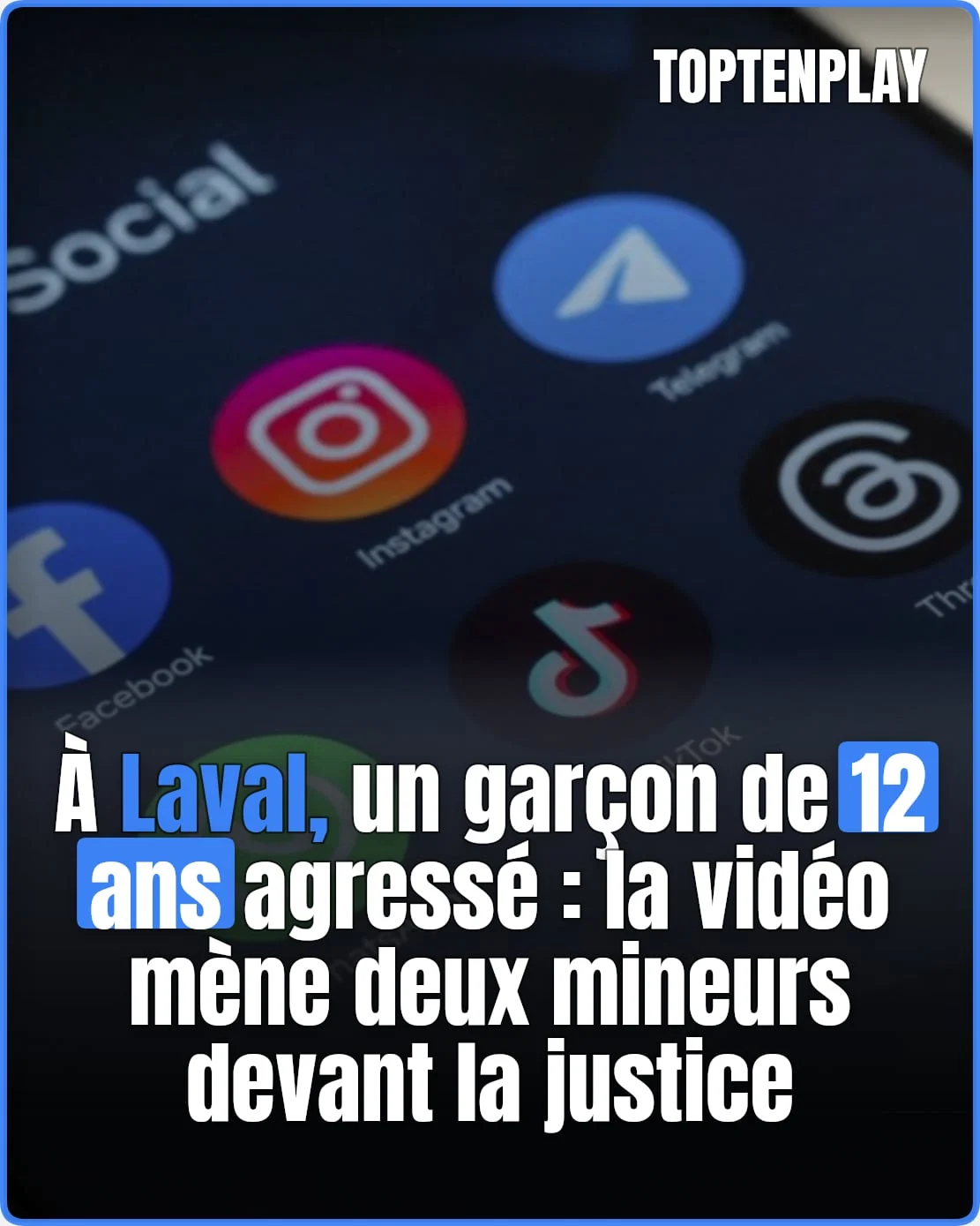 Garçon de 12 ans agressé à Laval: deux mineurs devant la justice